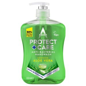 Astonish Care+ Protect hygienické mýdlo na ruce Aloe Vera 600ml