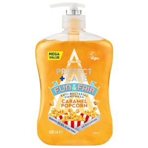 Astonish Care+ Protect mýdlo na ruce s vůní Caramel Popcorn 600ml