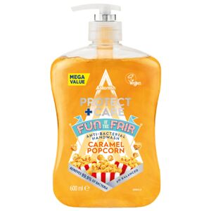 Astonish Care+ Protect mýdlo na ruce s vůní Caramel Popcorn 600ml