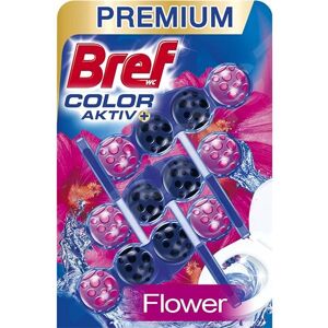 Bref Blue Aktiv Fresh Flowers kuličky do WC 3x50g