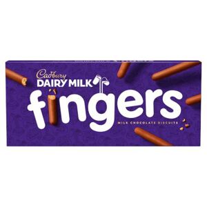 Cadbury lahodné čokoládové tyčinky Fingers 114g