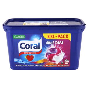Coral Black Velvet All-in-1 XXL gelové kapsle na tmavé prádlo 50 ks