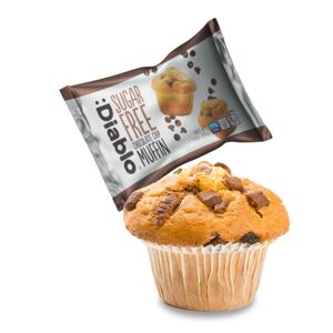 Diablo muffin Choclate Chip bez cukru 45g