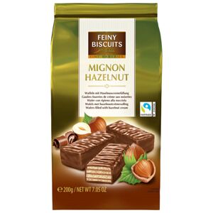 Feiny Biscuits Feiny Mignon Vaflové oplatky s čokoládou 200 g