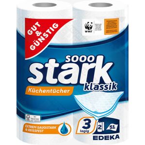 GG Kuchyňské utěrky 3-vrstvé 2x51 útržků