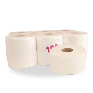 JUMBO 190 toaletní papír 2-vrstvý 100% celulóza bílý 12x100m