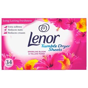 Lenor ubrousky do sušičky s vůní Sparkling bloom 34ks