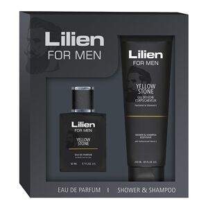 Lilien For Men Yellow Stone sprchový gel 250 ml + EDP 50 ml dárková sada