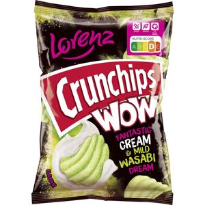 Lorenz Crunchips WOW brambůrky Wasabi 110g