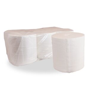 MAXI ručníky bílé 2-vrstvé bez dutinky 100% celulóza 6x120m