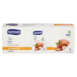 Mantovani hypoalergenní tuhé mýdlo ARGAN 4x100g