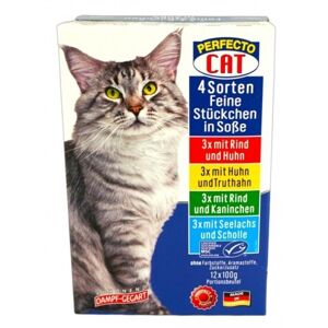 Perfecto Cat MIX multipack kapsiček pro kočky 12x100g