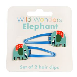 Rex London sponky do vlasů s motivem Elephant 2ks