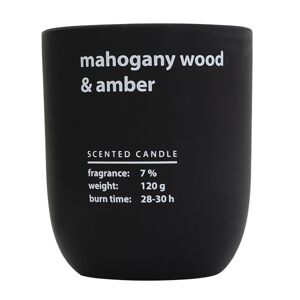 Svíčka vonná dekorativní  Mahogany wood & Amber 120g