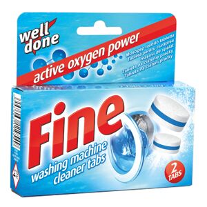 Well Done Fine tablety na čištění pračky 2 x 40 g
