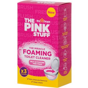 The Pink Stuff zázračný čistící pěnivý prášek na toalety 3ks