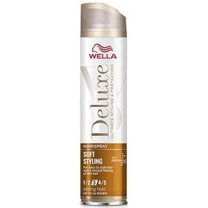 Wella Deluxe soft Styling ochranný lak na vlasy 250ml